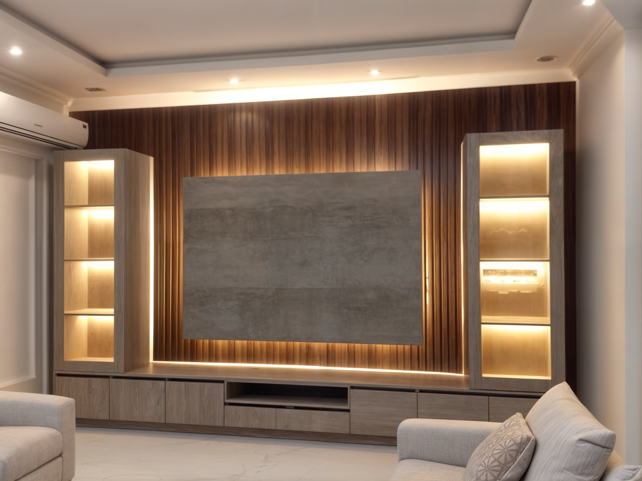 Elegant TV Wall Unit by Middlco